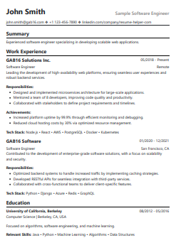 Resume template 5