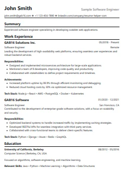 Resume template 5